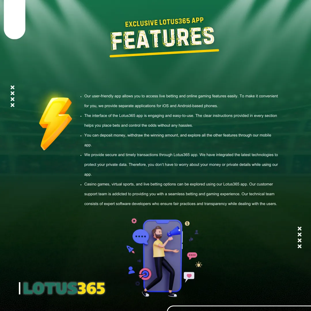 Lotus365 App Features