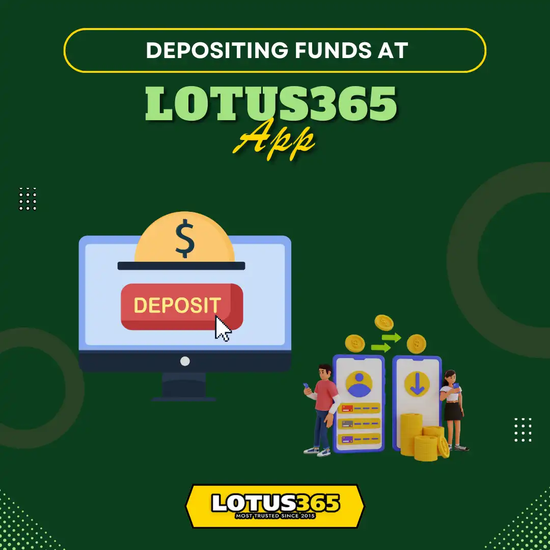 Lotus365 App depositing funds