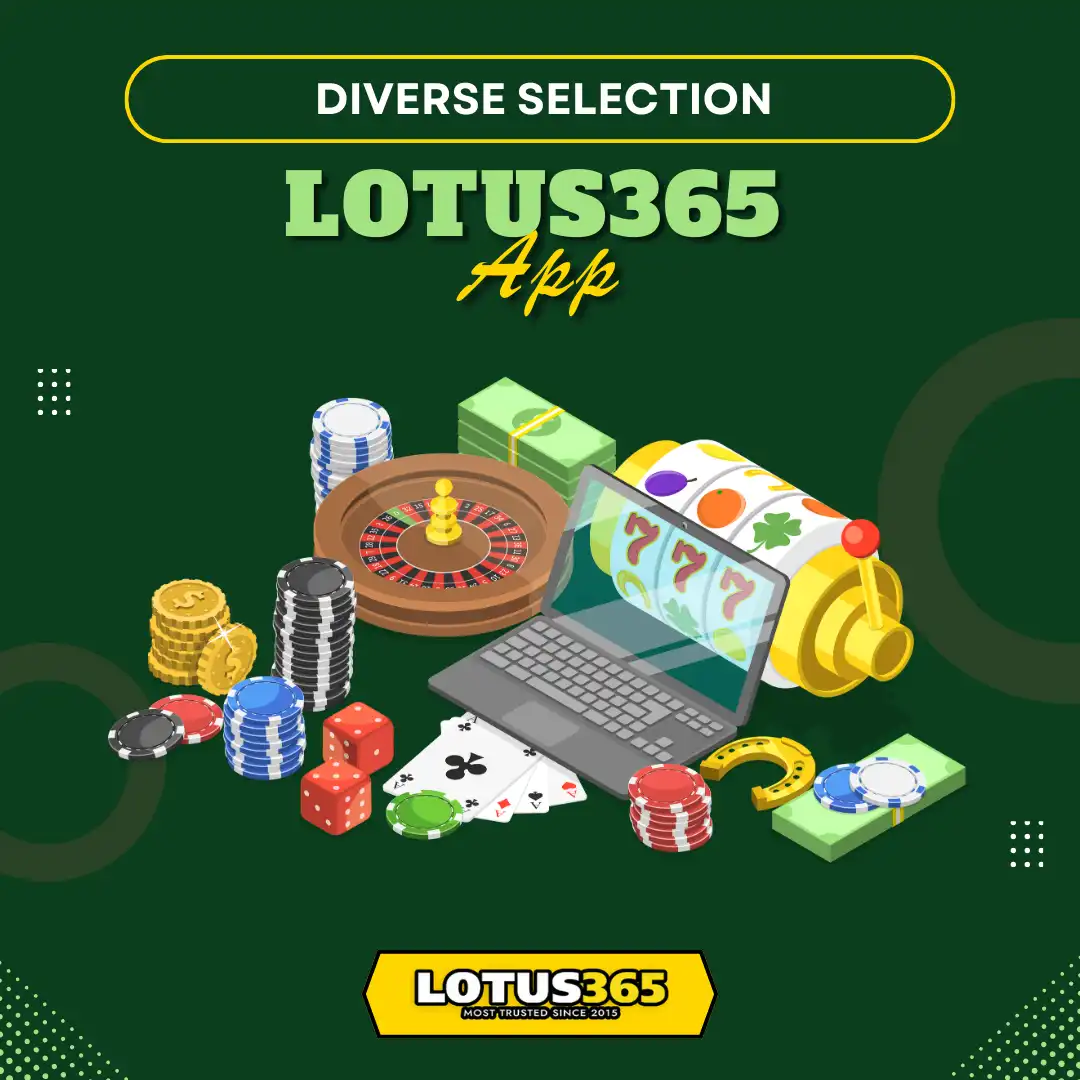 Lotus365 App diverse selection