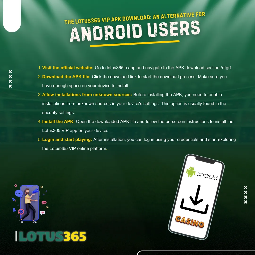 Lotus365 VIP Android User