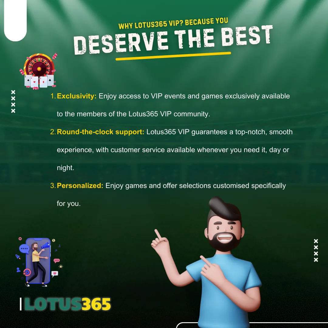 Lotus365 VIP Deserve the Best